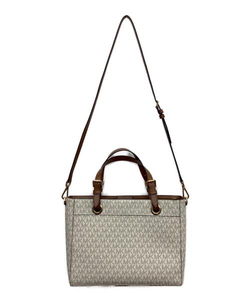MICHAEL KORS（マイケルコース）MICHAEL KORS (マイケルコース) ショルダーバッグ ホワイトの古着・服飾アイテム
