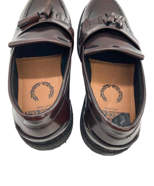 FRED PERRY（フレッドペリー）FRED PERRY (フレッドペリー) GEORGE COX (ジョージコックス) タッセルローファー ブラウン サイズ:SIZE 26cmの古着・服飾アイテム