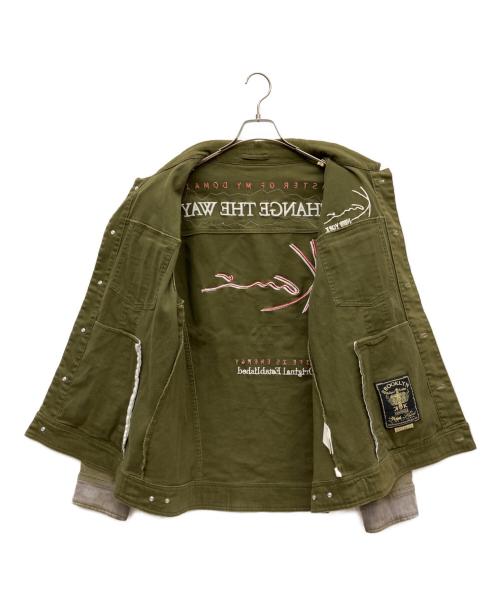 KARL KANI（カールカナイ）KARL KANI (カールカナイ) シャツジャケット オリーブ サイズ:XXLの古着・服飾アイテム