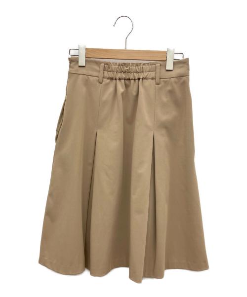 BLUE LABEL CRESTBRIDGE（ブルーレーベルクレストブリッジ）BLUE LABEL CRESTBRIDGE (ブルーレーベルクレストブリッジ) ひざ丈スカート ベージュ サイズ:SIZE 38の古着・服飾アイテム