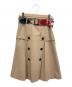 BLUE LABEL CRESTBRIDGE（ブルーレーベルクレストブリッジ）の古着「ひざ丈スカート」｜ベージュ