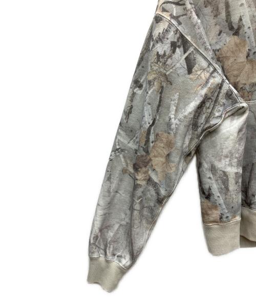 BEAMS（ビームス）BEAMS (ビームス) ジップパーカー グレー×ホワイト サイズ:SIZE Sの古着・服飾アイテム