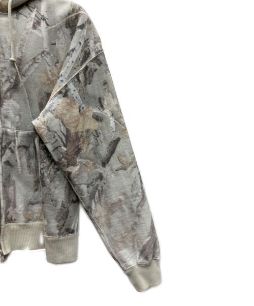 BEAMS（ビームス）BEAMS (ビームス) ジップパーカー グレー×ホワイト サイズ:SIZE Sの古着・服飾アイテム