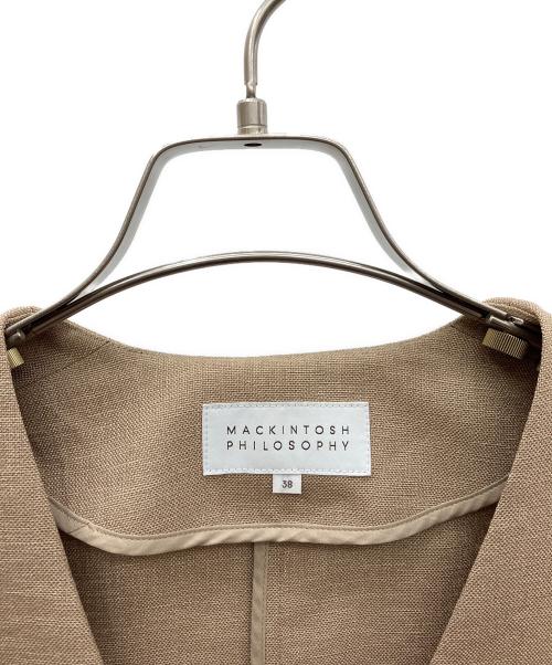 MACKINTOSH PHILOSOPHY（マッキントッシュ フィロソフィー）MACKINTOSH PHILOSOPHY (マッキントッシュ フィロソフィー) ジャケット ベージュ サイズ:SIZE 38の古着・服飾アイテム