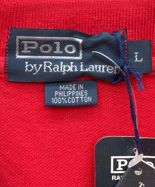 POLO RALPH LAUREN（ポロ・ラルフローレン）POLO RALPH LAUREN (ポロ・ラルフローレン) ポロシャツ レッド サイズ:Lの古着・服飾アイテム