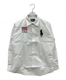 POLO RALPH LAUREN（ポロ・ラルフローレン）の古着「CUSTOＭ FIT」｜ホワイト