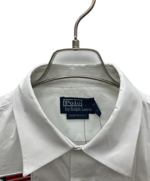 POLO RALPH LAUREN（ポロ・ラルフローレン）POLO RALPH LAUREN (ポロ・ラルフローレン) CUSTOＭ FIT ホワイト サイズ:SIZE L 未使用品の古着・服飾アイテム