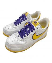 NIKE（ナイキ）の古着「Kobe Bryant × Nike Air Force 1 Low Retro QS」｜ホワイト×イエロー×パープル