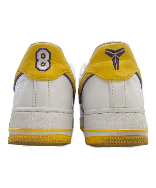 NIKE（ナイキ）NIKE (ナイキ) Kobe Bryant × Nike Air Force 1 Low Retro QS ホワイト×イエロー×パープル サイズ:SIZE 25cmの古着・服飾アイテム