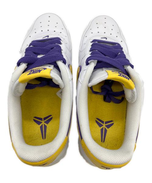 NIKE（ナイキ）NIKE (ナイキ) Kobe Bryant × Nike Air Force 1 Low Retro QS ホワイト×イエロー×パープル サイズ:SIZE 25cmの古着・服飾アイテム