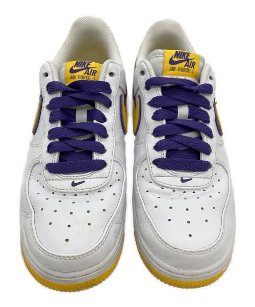 NIKE（ナイキ）NIKE (ナイキ) Kobe Bryant × Nike Air Force 1 Low Retro QS ホワイト×イエロー×パープル サイズ:SIZE 25cmの古着・服飾アイテム
