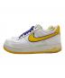 NIKE (ナイキ) Kobe Bryant × Nike Air Force 1 Low Retro QS ホワイト×イエロー×パープル サイズ:SIZE 25cm：17000円