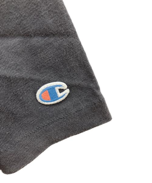 stussy（ステューシー）stussy (ステューシー) Champion (チャンピオン) 半袖カットソー ブラック サイズ:SIZE XLの古着・服飾アイテム