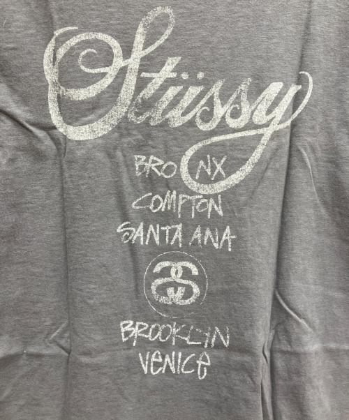 stussy（ステューシー）stussy (ステューシー) Champion (チャンピオン) 半袖カットソー ブラック サイズ:SIZE XLの古着・服飾アイテム