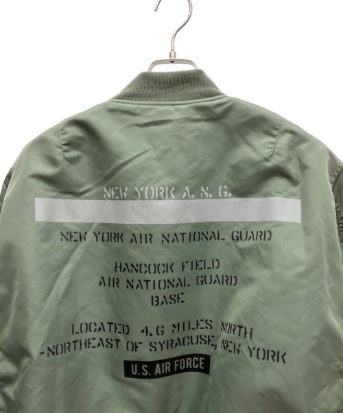 AVIREX（アヴィレックス）AVIREX (アヴィレックス) リフレクトステンシルMA-1ジャケット カーキ サイズ:SIZE 2XLの古着・服飾アイテム