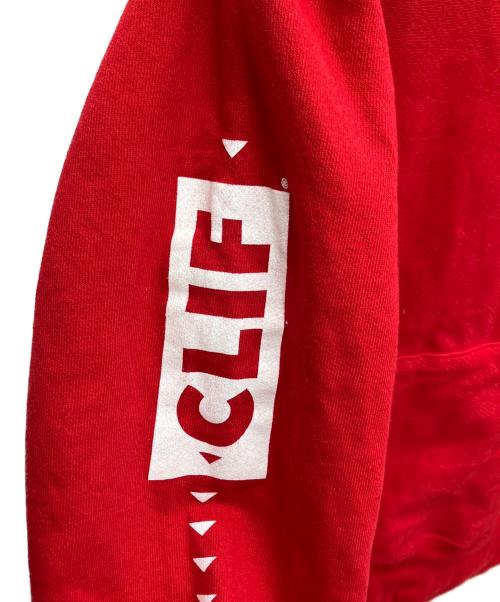 Champion REVERSE WEAVE（チャンピオン リバース ウィーブ）Champion REVERSE WEAVE (チャンピオン リバース ウィーブ) プルオーバーパーカー レッド サイズ:Lの古着・服飾アイテム