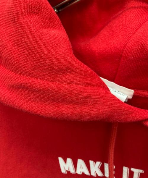 Champion REVERSE WEAVE（チャンピオン リバース ウィーブ）Champion REVERSE WEAVE (チャンピオン リバース ウィーブ) プルオーバーパーカー レッド サイズ:Lの古着・服飾アイテム