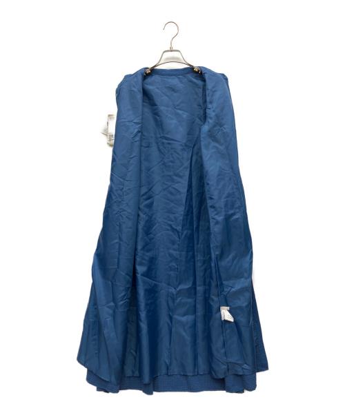 Droite lautreamont（ドロワットロートレアモン）Droite lautreamont (ドロワットロートレアモン) 半袖ワンピース ブルー サイズ:2 未使用品の古着・服飾アイテム