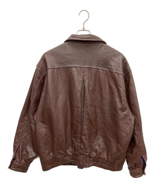 MERIT AWARDS（メリトアワーズ）MERIT AWARDS (メリトアワーズ) レザージャケット ブラウン サイズ:SIZE Lの古着・服飾アイテム