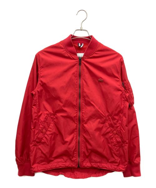 LACOSTE（ラコステ）LACOSTE (ラコステ) ナイロンジャケット レッド サイズ:SIZE Mの古着・服飾アイテム