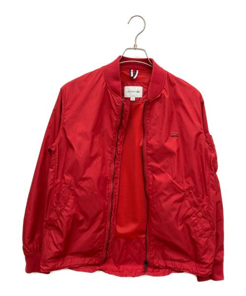 LACOSTE（ラコステ）LACOSTE (ラコステ) ナイロンジャケット レッド サイズ:SIZE Mの古着・服飾アイテム