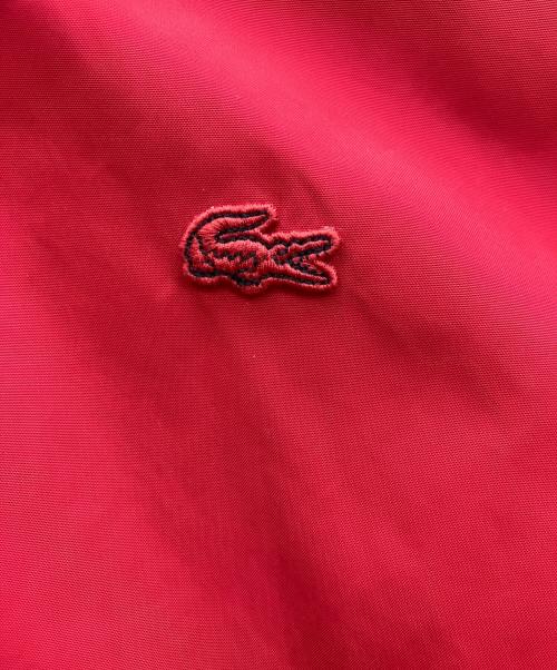 LACOSTE（ラコステ）LACOSTE (ラコステ) ナイロンジャケット レッド サイズ:SIZE Mの古着・服飾アイテム