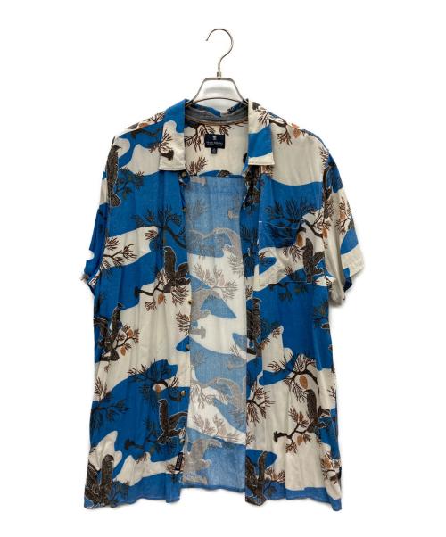 ROARK REVIVAL（ロアークリバイバル）ROARK REVIVAL (ロアークリバイバル) アロハシャツ ブルー×ホワイト サイズ:SIZE XLの古着・服飾アイテム
