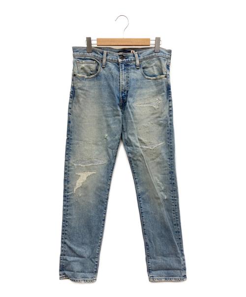 LEVI'S MADE&CRAFTED（リーバイスメイドクラフテッド）LEVI'S MADE&CRAFTED (リーバイスメイドクラフテッド) TAPER ダメージ加工デニムパンツ ブルー サイズ:SIZE 83.5cm (W33)の古着・服飾アイテム