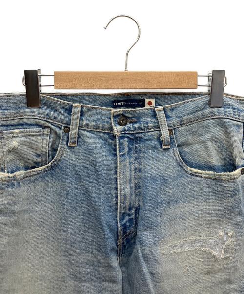 LEVI'S MADE&CRAFTED（リーバイスメイドクラフテッド）LEVI'S MADE&CRAFTED (リーバイスメイドクラフテッド) TAPER ダメージ加工デニムパンツ ブルー サイズ:SIZE 83.5cm (W33)の古着・服飾アイテム