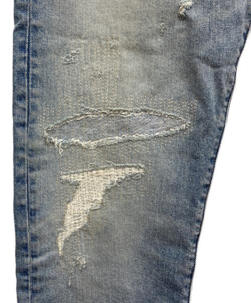 LEVI'S MADE&CRAFTED（リーバイスメイドクラフテッド）LEVI'S MADE&CRAFTED (リーバイスメイドクラフテッド) TAPER ダメージ加工デニムパンツ ブルー サイズ:SIZE 83.5cm (W33)の古着・服飾アイテム