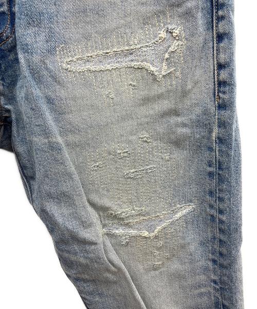LEVI'S MADE&CRAFTED（リーバイスメイドクラフテッド）LEVI'S MADE&CRAFTED (リーバイスメイドクラフテッド) TAPER ダメージ加工デニムパンツ ブルー サイズ:SIZE 83.5cm (W33)の古着・服飾アイテム