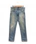 LEVI'S MADE&CRAFTED（リーバイスメイドクラフテッド）の古着「TAPER ダメージ加工デニムパンツ」｜ブルー