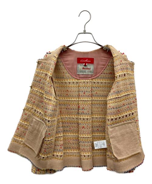 Coohem（コーヘン）Coohem (コーヘン) ツイードセットアップ イエロー サイズ:36の古着・服飾アイテム