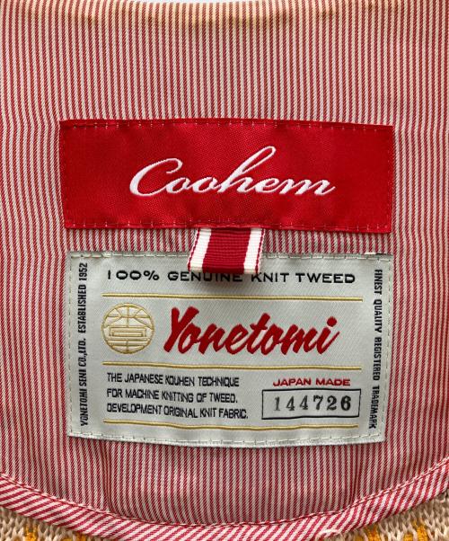 Coohem（コーヘン）Coohem (コーヘン) ツイードセットアップ イエロー サイズ:36の古着・服飾アイテム