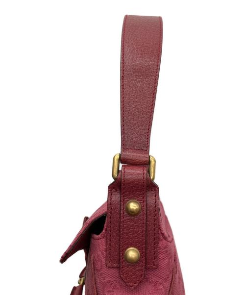 GUCCI（グッチ）GUCCI (グッチ) ホースビットワンショルダーバッグ ピンクの古着・服飾アイテム