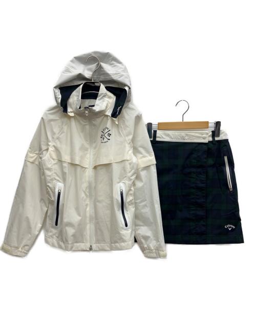 Callaway（キャロウェイ）Callaway (キャロウェイ) ゴルフウェア(セットアップ) ホワイト サイズ:Sの古着・服飾アイテム