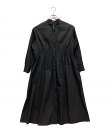theory luxe（セオリーリュクス）の古着「シャツワンピース」｜ブラック