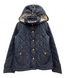BURBERRY BLUE LABEL（バーバリー ブルー レーベル）の古着「キルティングジャケット」｜ネイビー