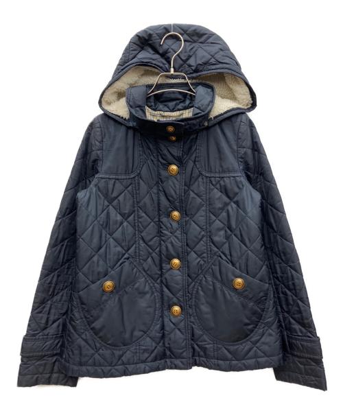 BURBERRY BLUE LABEL（バーバリー ブルー レーベル）BURBERRY BLUE LABEL (バーバリー ブルー レーベル) キルティングジャケット ネイビー サイズ:40の古着・服飾アイテム