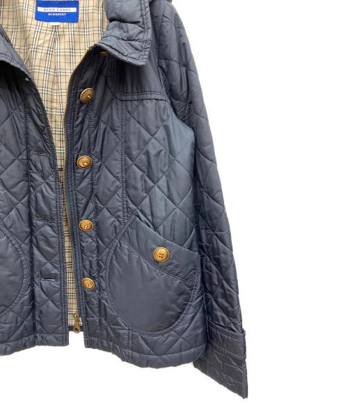 BURBERRY BLUE LABEL（バーバリー ブルー レーベル）BURBERRY BLUE LABEL (バーバリー ブルー レーベル) キルティングジャケット ネイビー サイズ:40の古着・服飾アイテム