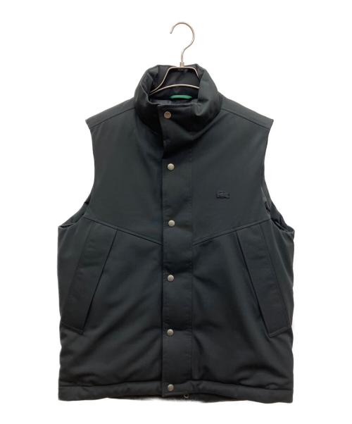 LACOSTE（ラコステ）LACOSTE (ラコステ) 耐水透湿ピケダウンベスト ブラック サイズ:52の古着・服飾アイテム