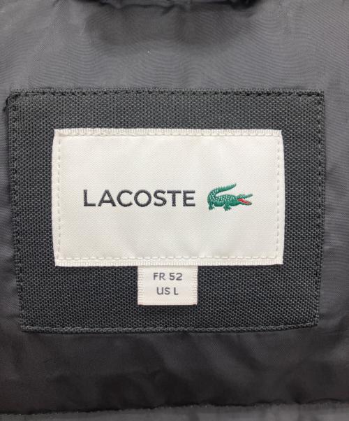 LACOSTE（ラコステ）LACOSTE (ラコステ) 耐水透湿ピケダウンベスト ブラック サイズ:52の古着・服飾アイテム