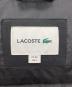 中古・古着 LACOSTE (ラコステ) 耐水透湿ピケダウンベスト ブラック サイズ:52：8000円