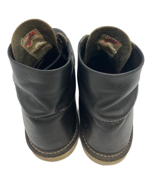 RED WING（レッドウィング）RED WING (レッドウィング) プレーントゥ・ワークブーツ ブラック サイズ:USA7Dの古着・服飾アイテム
