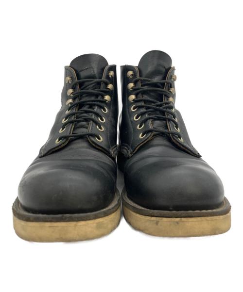 RED WING（レッドウィング）RED WING (レッドウィング) プレーントゥ・ワークブーツ ブラック サイズ:USA7Dの古着・服飾アイテム