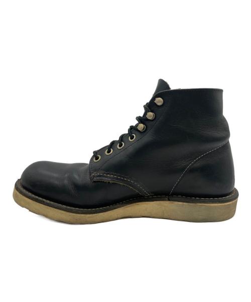 RED WING（レッドウィング）RED WING (レッドウィング) プレーントゥ・ワークブーツ ブラック サイズ:USA7Dの古着・服飾アイテム