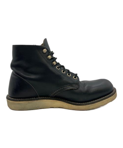 RED WING（レッドウィング）RED WING (レッドウィング) プレーントゥ・ワークブーツ ブラック サイズ:USA7Dの古着・服飾アイテム