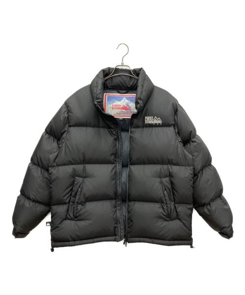 FIRST DOWN（ファーストダウン）FIRST DOWN (ファーストダウン) ダウンジャケット ブラック サイズ:SIZE Lの古着・服飾アイテム