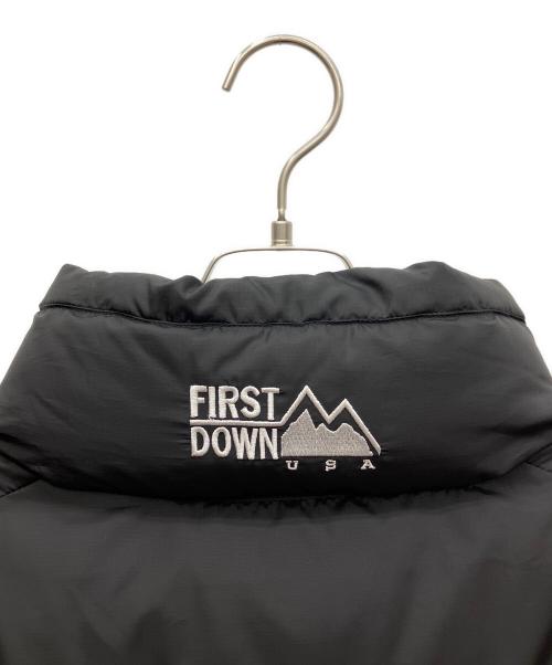 FIRST DOWN（ファーストダウン）FIRST DOWN (ファーストダウン) ダウンジャケット ブラック サイズ:SIZE Lの古着・服飾アイテム