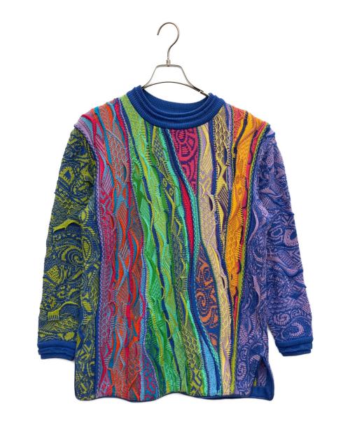 Coogi（クージー）Coogi (クージー) 厚手ニット マルチカラー サイズ:Sの古着・服飾アイテム